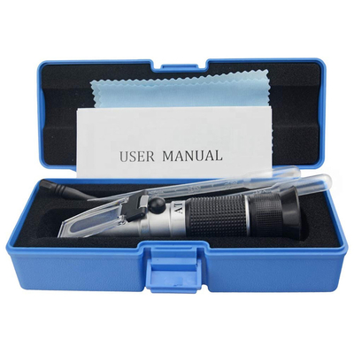 0-40% Brix Alcohol 0-25% Wijnsuiker Refractometer OEM/ODM Dual Scale Portable Met ATC