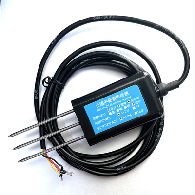 Hoog nauwkeurige supervochtigheidsdetector van de bodem meetbereik 0-100% Probelengte 70 mm