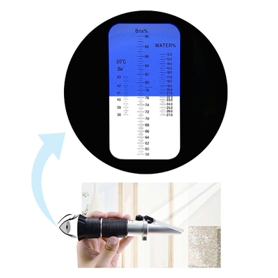 Compacte draagbare Brix-refractometer 0-40% Brix en 0-25% alcoholbereik voor wijnsuiker