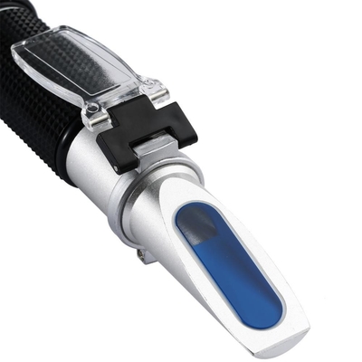 Draagbare refractometer 0-10%Brix Digitale testmeter 0-100%Zoutgehalte Automatische temperatuur