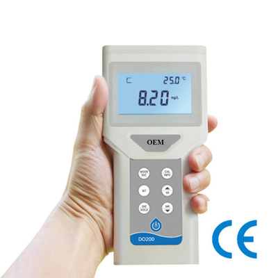 Ontwerp draagbare opgeloste zuurstofmeter met automatische vergrendeling en IP67 beschermingsgraad