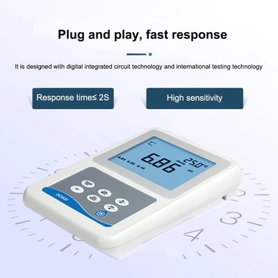 Oxygenmeter voor aquacultuur met groot LCD-scherm en IP67-beschermingsgraad