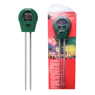 Rustvrijstalen buissonde 3 in 1 vocht/licht/pH-tester voor planten/gras/boerderij/tuin