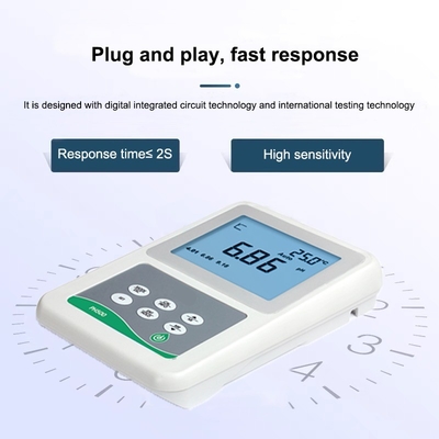 Multifunktioneel digitale benchtopmeter voor pH mV EC-meting bij laboratoriumwatertests