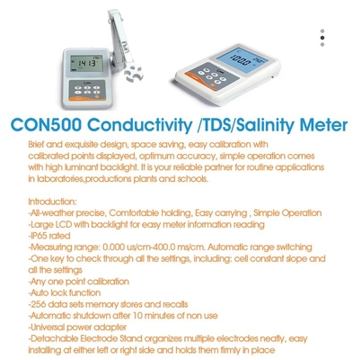 Draagbare DO-meter met opgeloste zuurstofsonde voor veld DO-meting en temperatuurcontrole