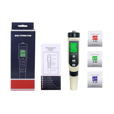 Digitale 4-in-1-pen PH/H2/ORP/temperatuurwatermeter voor ziekenhuizen en laboratoria