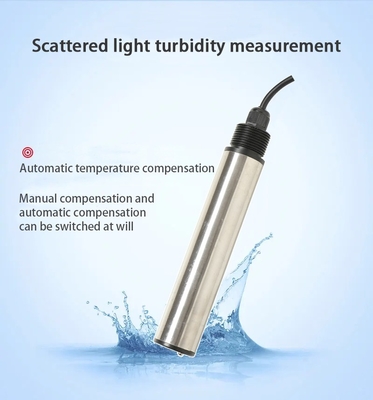 Hoge nauwkeurigheid RS485 4-20mA Nephelometer Water Turbidity Sensor voor rivier in de industrie