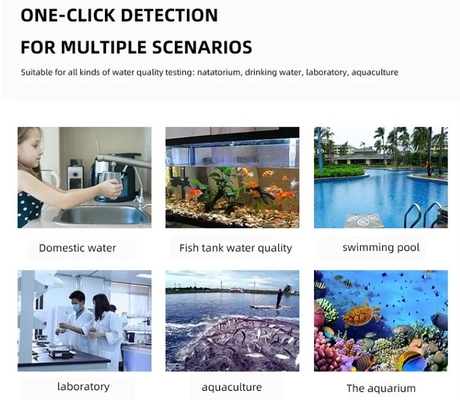 Digitale 4-in-1-pen PH/H2/ORP/temperatuurwatermeter voor ziekenhuizen en laboratoria