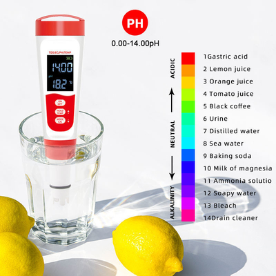 PH-bereik nauwkeurigheid±0,05 pH Digitale watertester voor zwembad aquariums Drinkwater