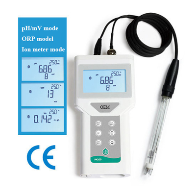 Professionele digitale handmatige opgeloste zuurstofmeter voor aquacultuur DO Detectie