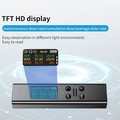 Digitale LCD-Geiger-tellerdosimeter voor draagbare persoonlijke X-Y-beta-meting