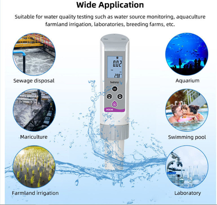 Water PH meter Pen type Ozonmeter met meetbereik 0-10.00 mg/l en groot scherm
