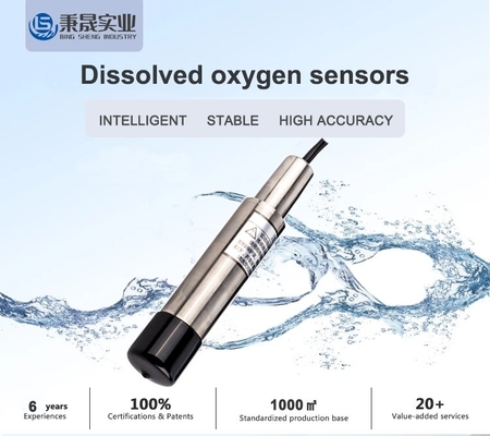IP68 DO-metingssensor-meter-sonde voor nauwkeurige wateropgeloste zuurstofmeting