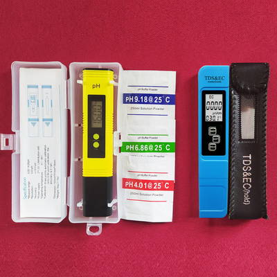 PH TDS EC Temperatuurmeter Combo Meetbereik 0-14ph 0-9990ppm 0-9990us/cm 3V Pen Type