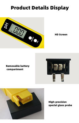 Compacte en lichtgewicht digitale pen type tester voor het meten van de zuurgraad van water 102 g