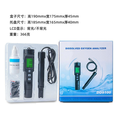 LCD-scherm Gesolde zuurstofmeter Temperatuur water DO-tester voor aquacultuuranalyse