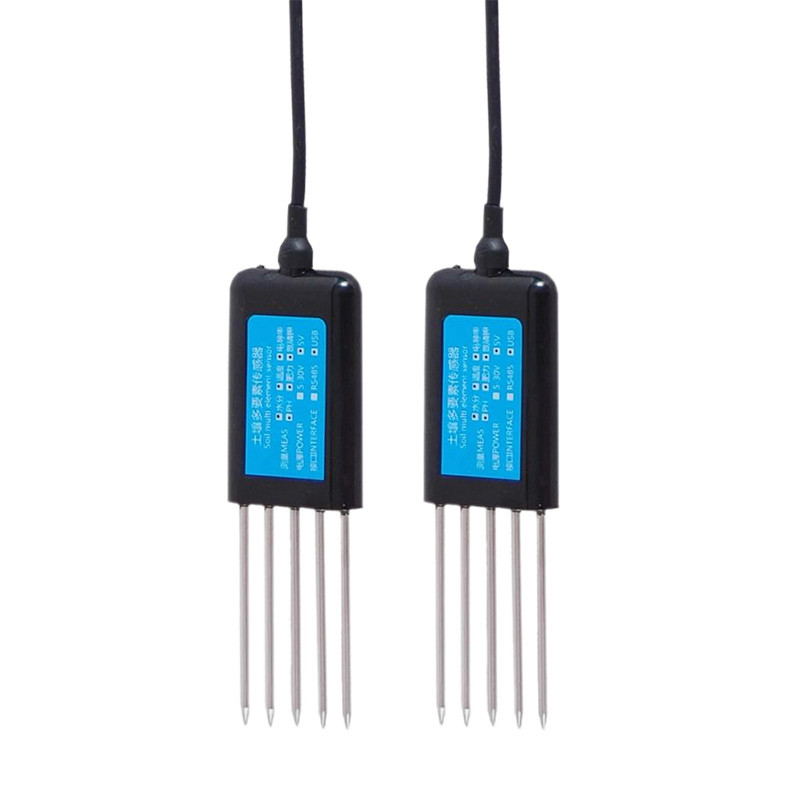 Temperatuur PH NPK Vocht EC en zoutgehalte sensoren in de landbouw 7 in 1 bodemtest kit