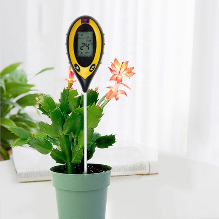 Soil Light Test Range 0-2000 PH Meter Vochtigheidstester voor potplanten Tuinen 4 in 1