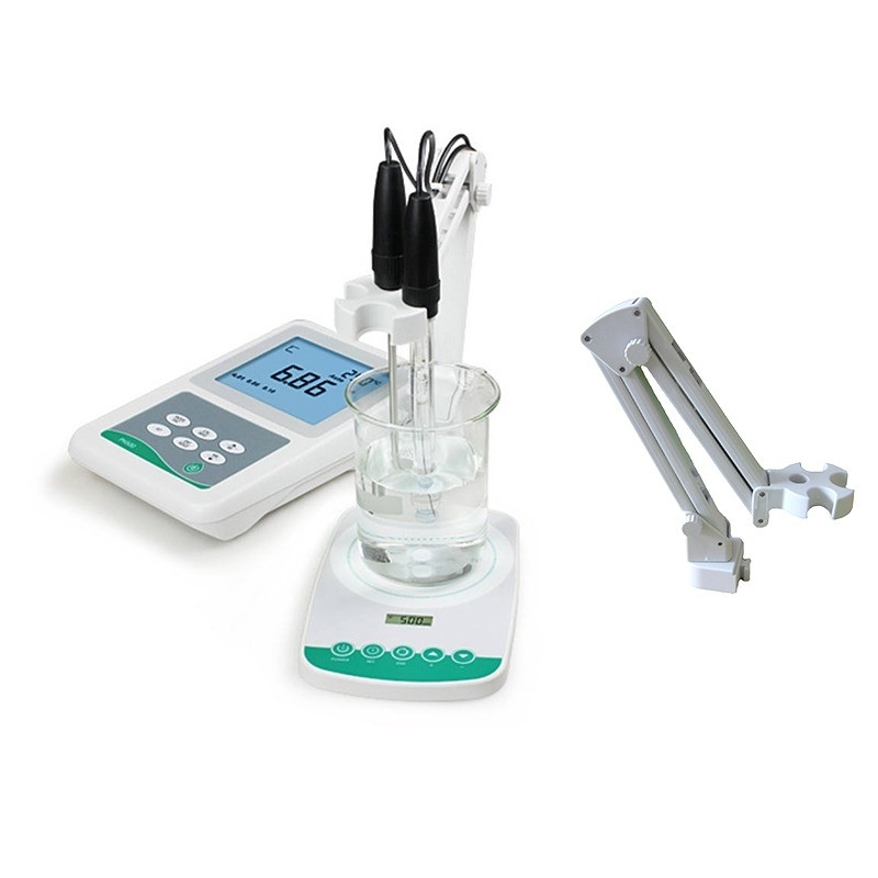 Multifunktioneel digitale benchtopmeter voor pH mV EC-meting bij laboratoriumwatertests