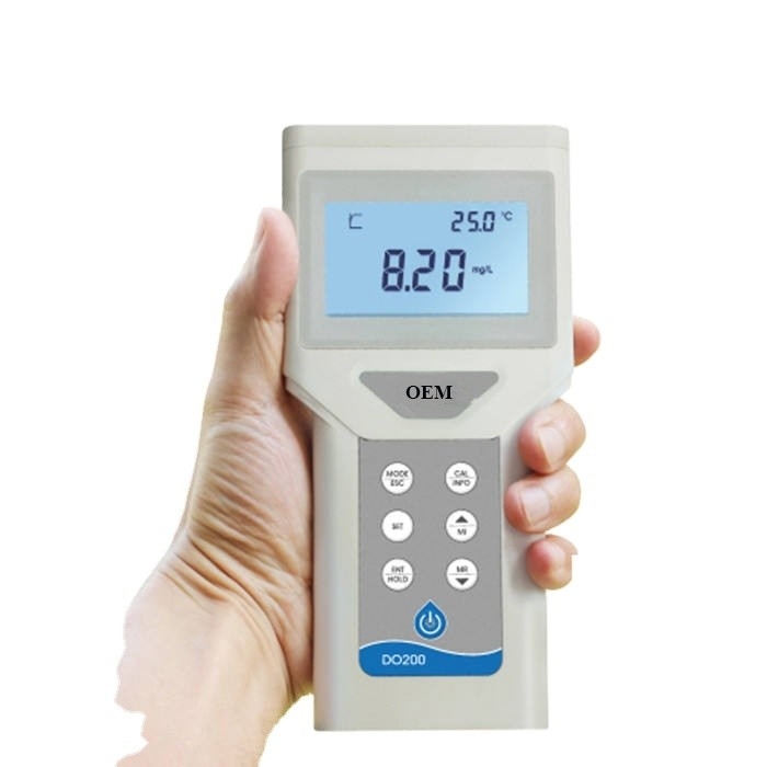 Hoge-precisie PH-sensor Handheld Draagbare opgeloste zuurstofmeter voor aquacultuur