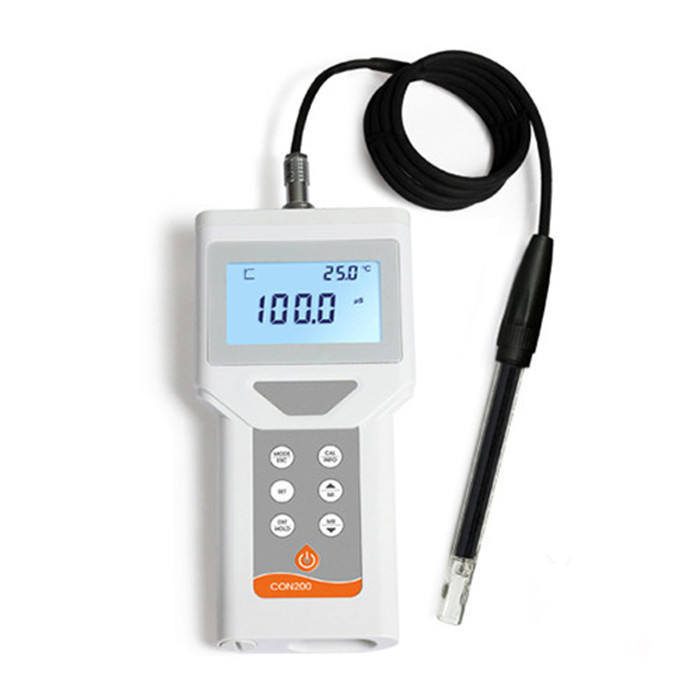 Draagbare waterbewaking Handheld LCD geleidbaarheidstester 3 IN 1 hoge precisie
