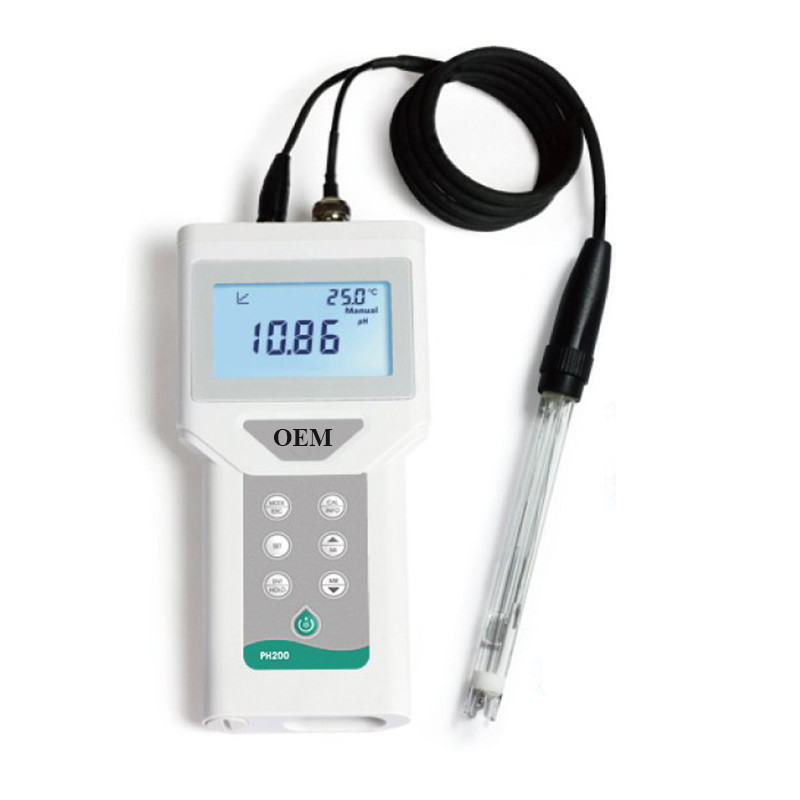 ODM Customized Support Handheld Draagbare pH/ORP-meter met vervangbare elektrode