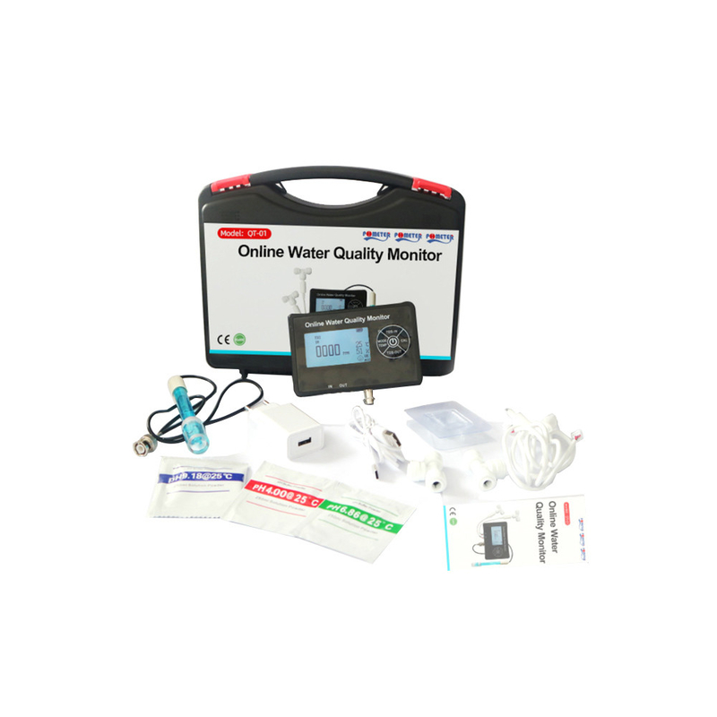 TDS/EC-bereik 0-9999 ppm/us/cm Meerdere parameters watermeter voor aquariummonitoring